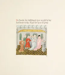 Ms. New Coll 380, f18r. Las antigüedades de la Catedral de Santa María, Carlisle, dibujado por Robert Carlile, 1795